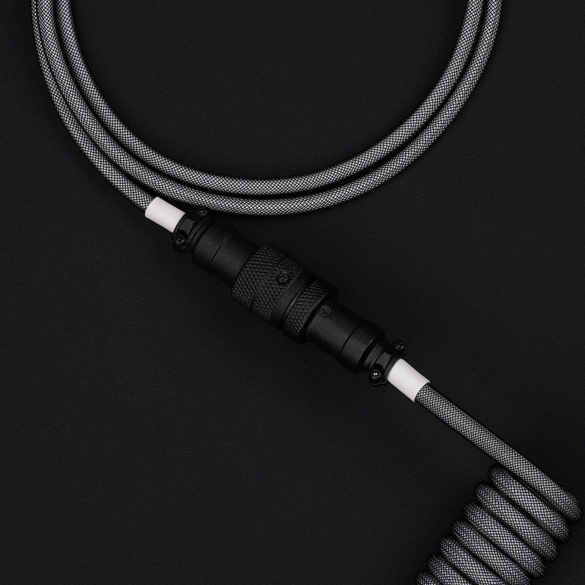 KBDfans Black Grey Handmade USB-C Cable - Divinikey