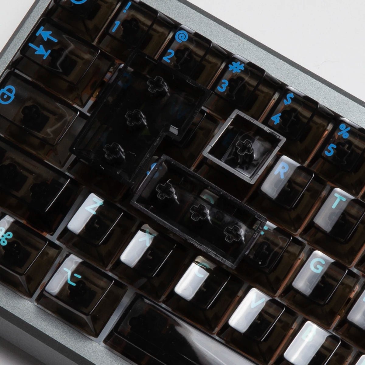KBDfans Clear Aurora Keycaps UV Polycarbonate - Divinikey