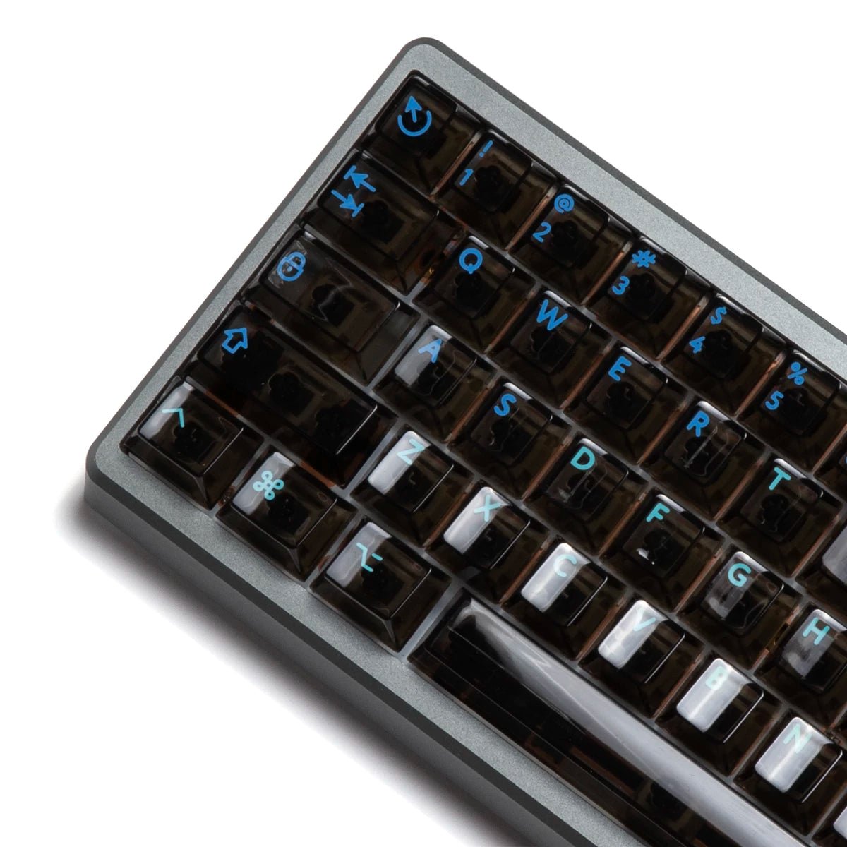 KBDfans Clear Aurora Keycaps UV Polycarbonate - Divinikey