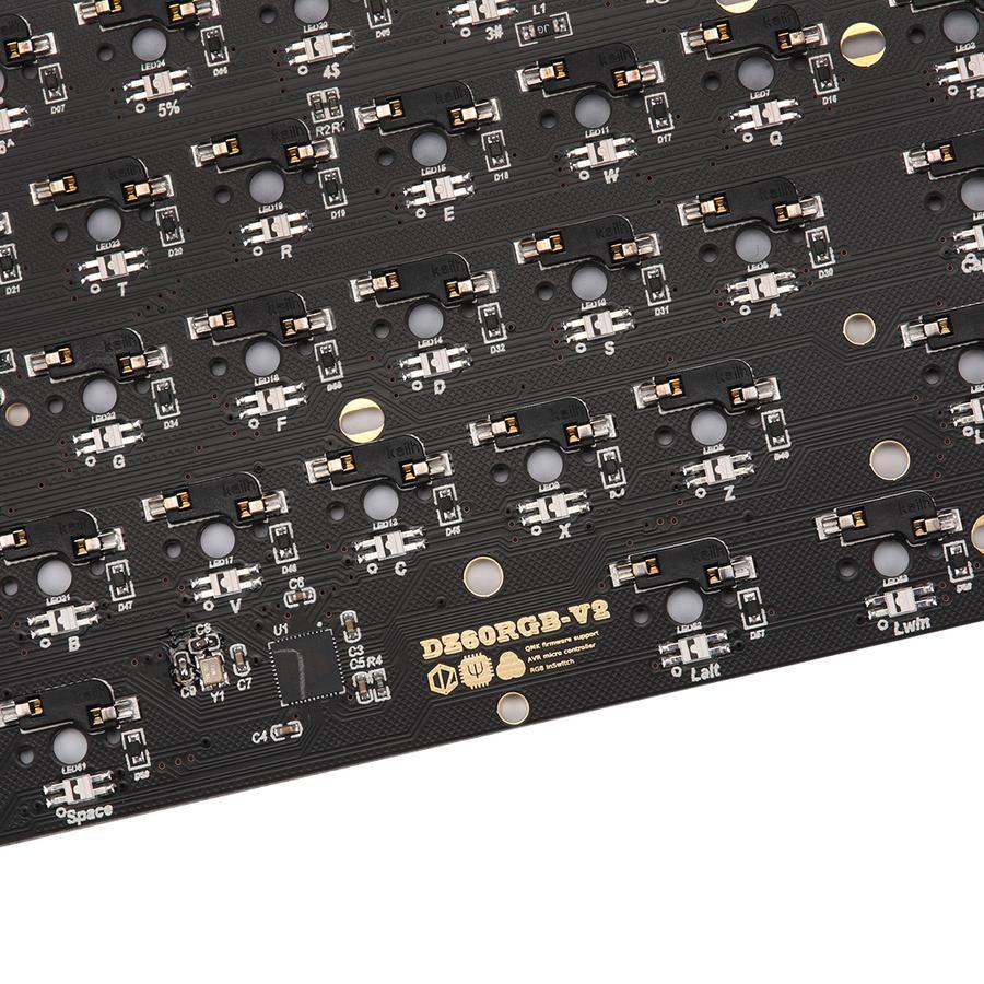 KBDfans DZ60 RGB V2 Hot Swap PCB - Divinikey