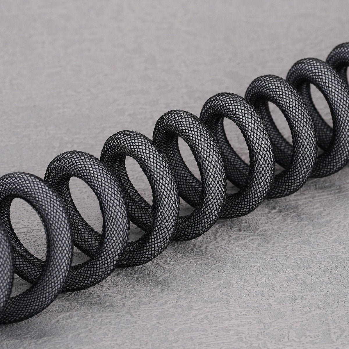 KBDfans Grey Black Handmade USB-C Cable - Divinikey