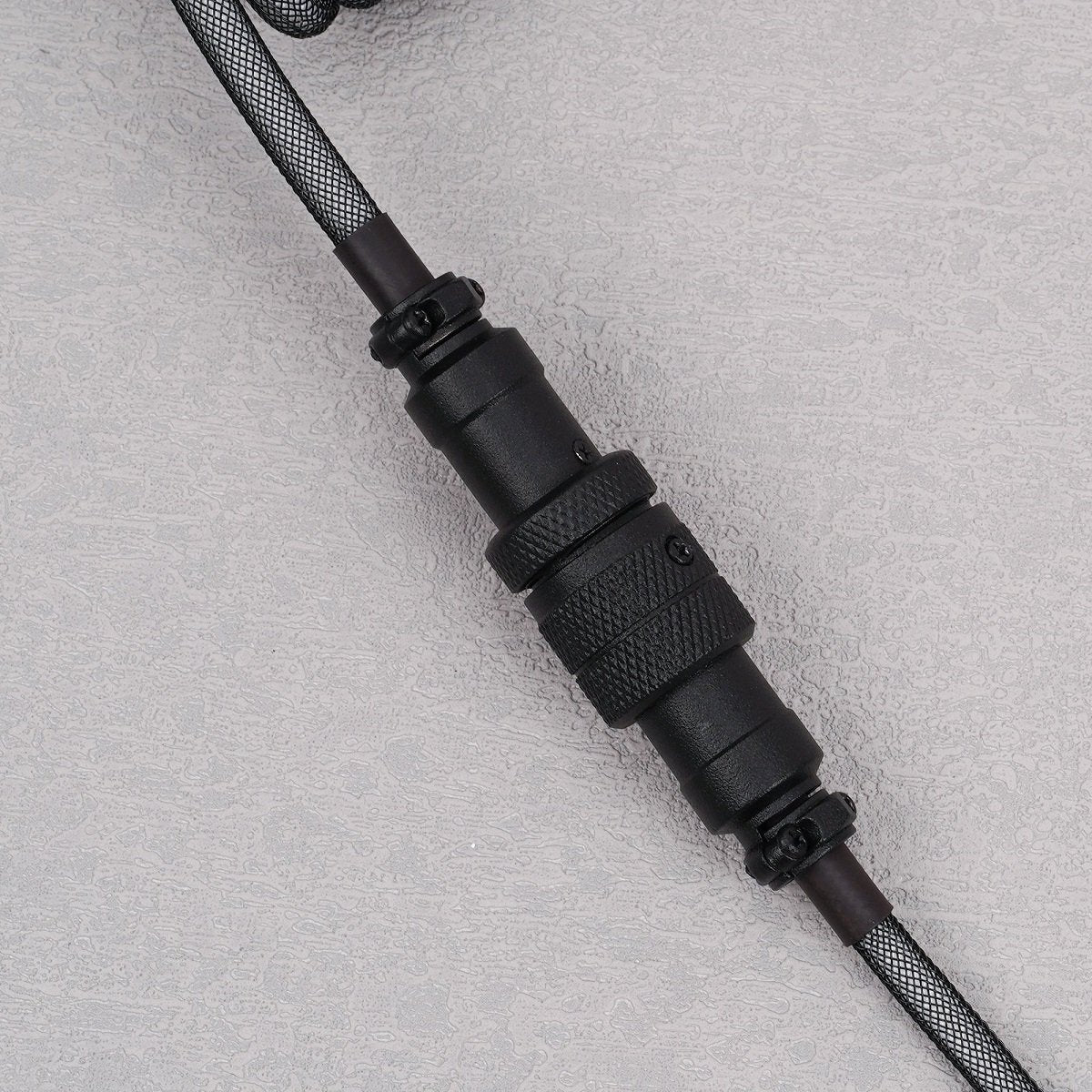 KBDfans Grey Black Handmade USB-C Cable - Divinikey