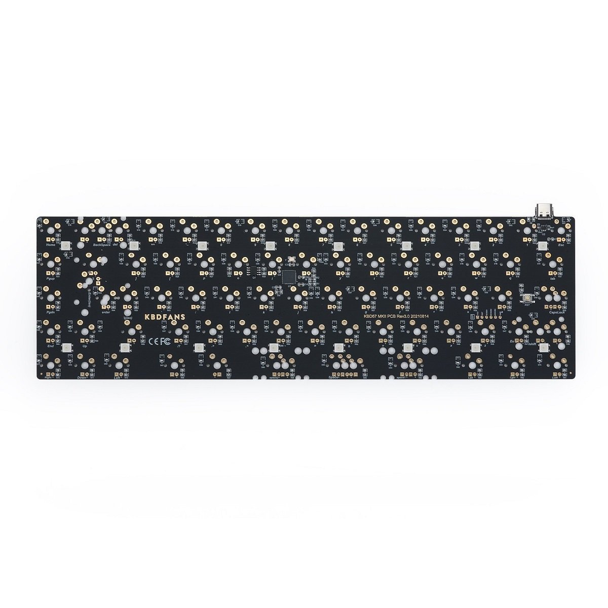 KBDfans KBD67 MKII V3 Soldered PCB - Divinikey