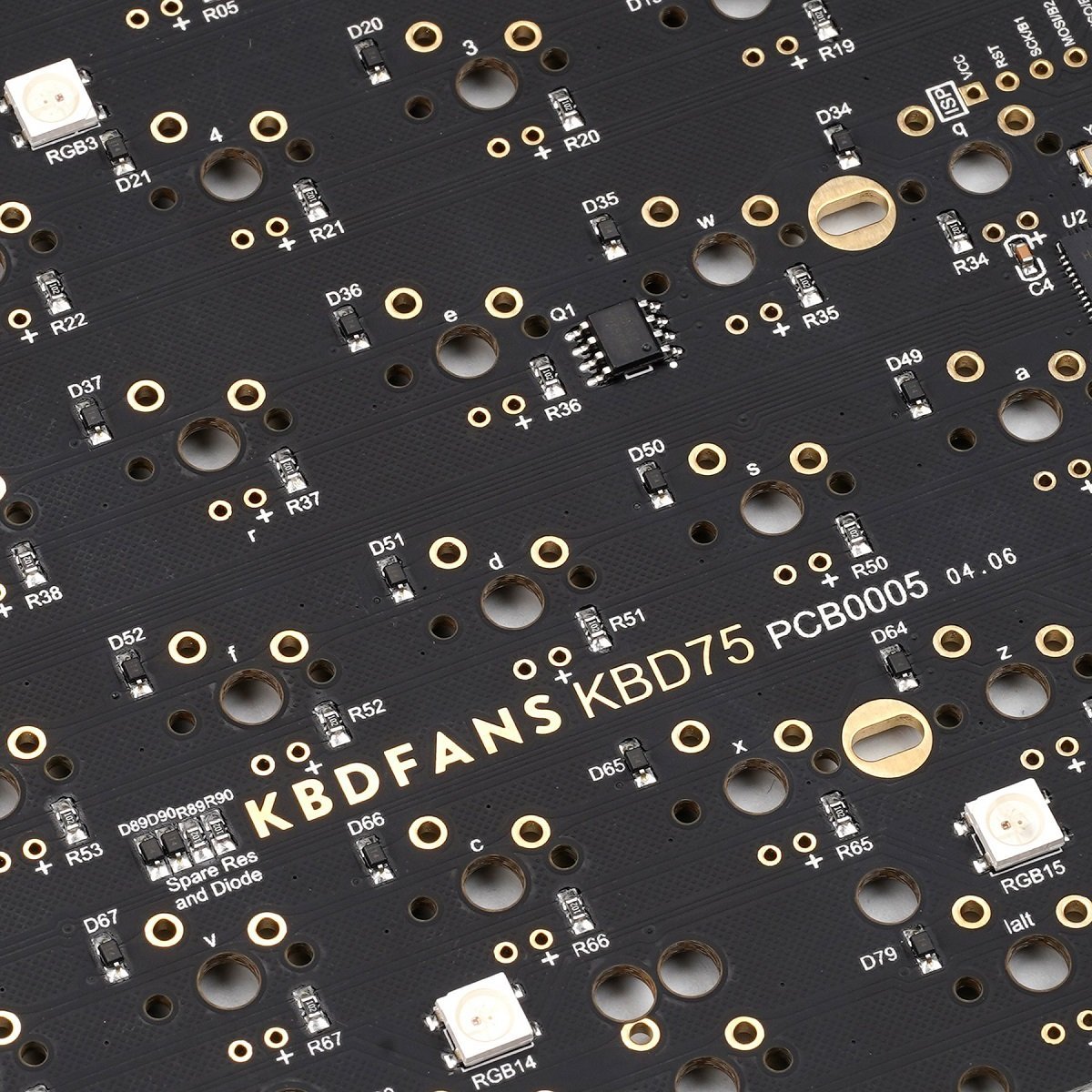KBDfans KBD75 REV 2.0 PCB - Divinikey