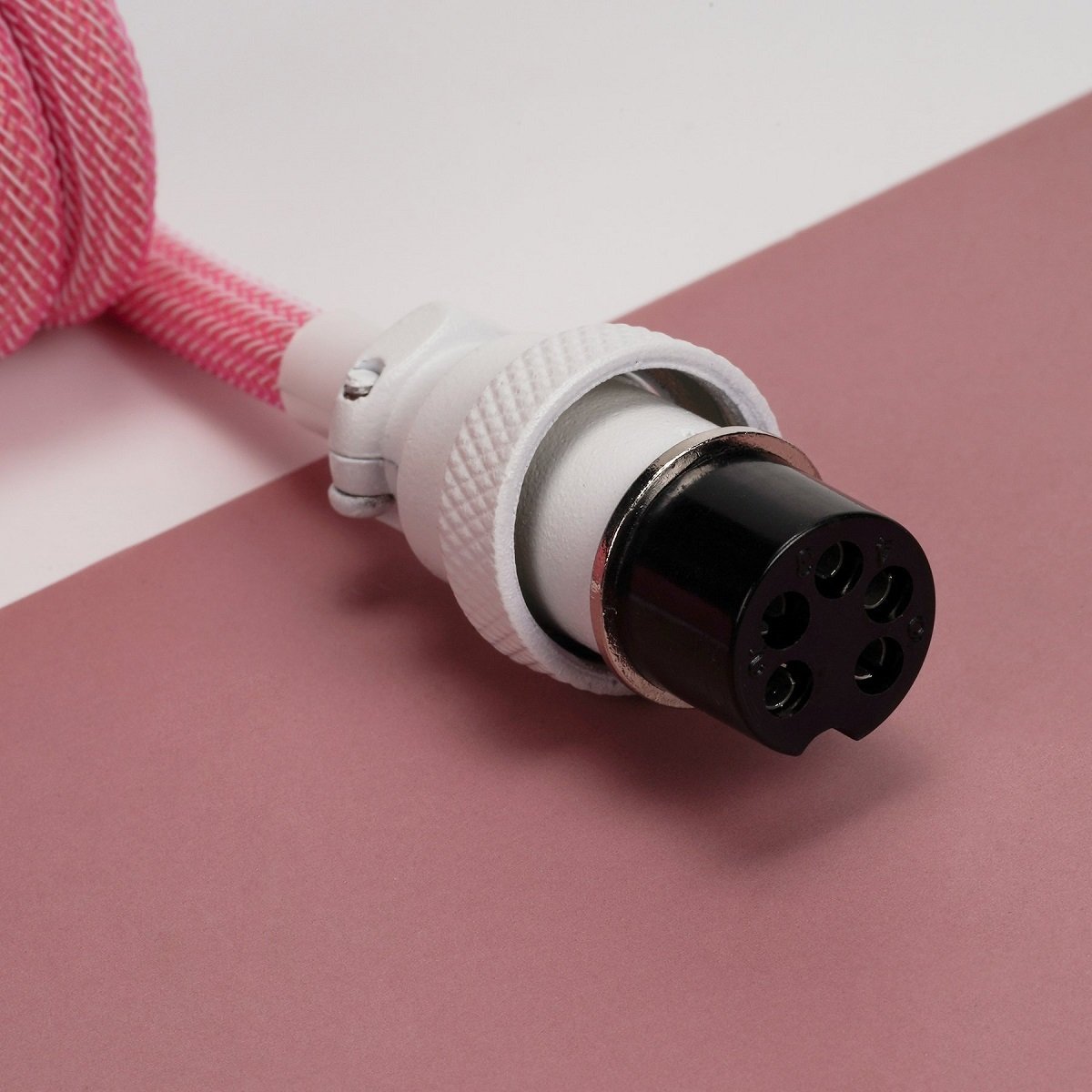 KBDfans Pink Custom Handmade USB-C Cable - Divinikey