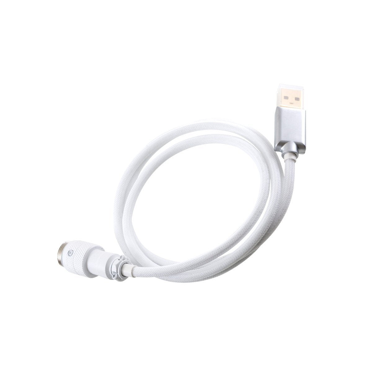 KBDfans White Custom Handmade USB-C Cable - Divinikey