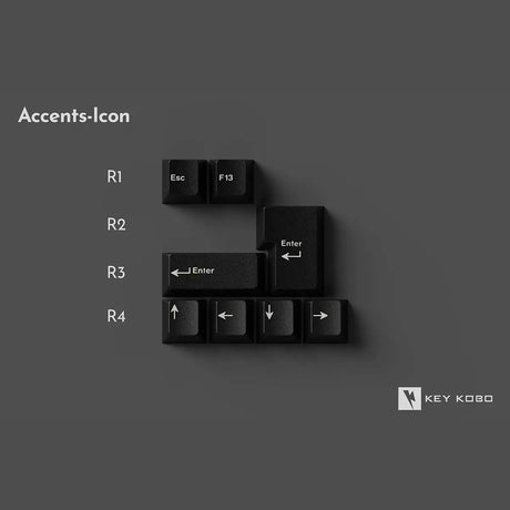 Keykobo BoW Keycap Set Doubleshot ABS - Divinikey