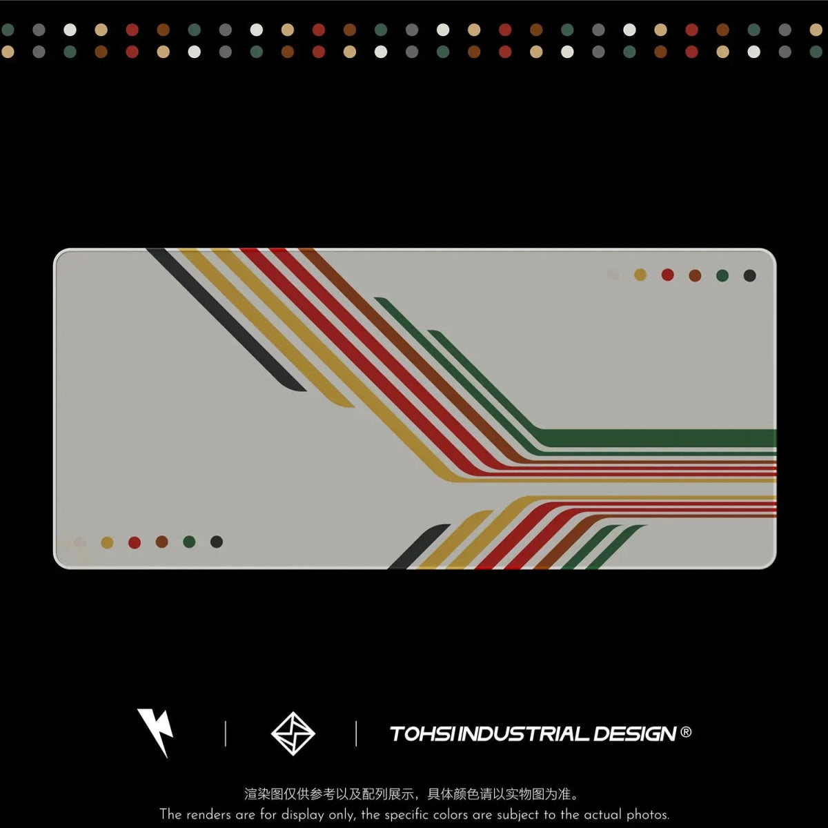 Keykobo Retro Mixed Lights Deskmat - Divinikey