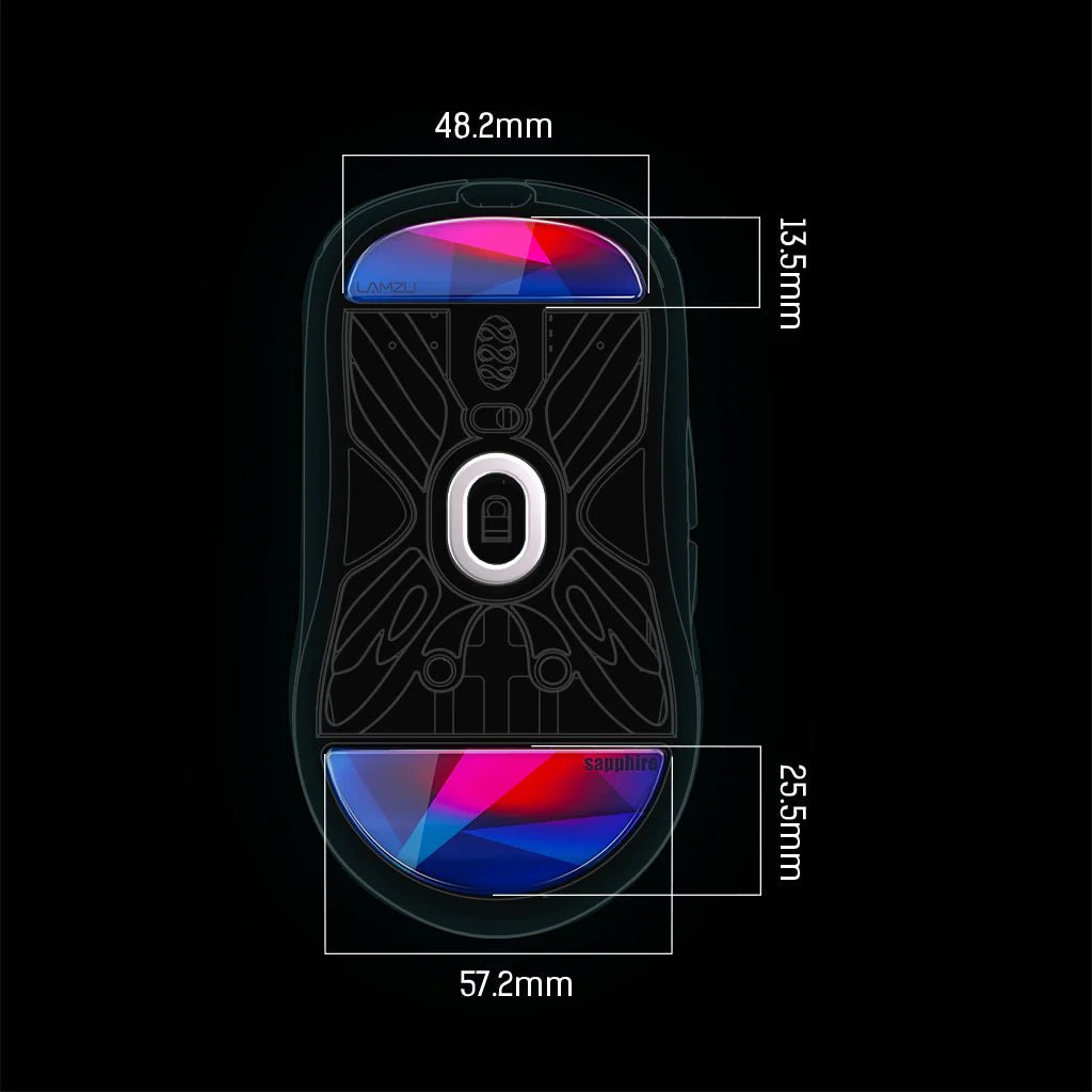 Lamzu Atlantis OG V2 Mouse Skates - Divinikey