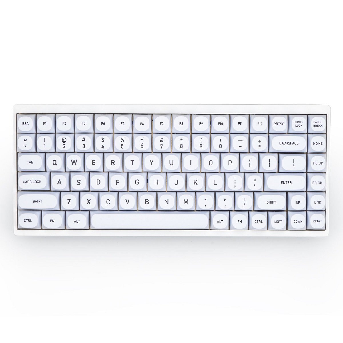MA White Keycap Set Dye-Sub PBT - Divinikey