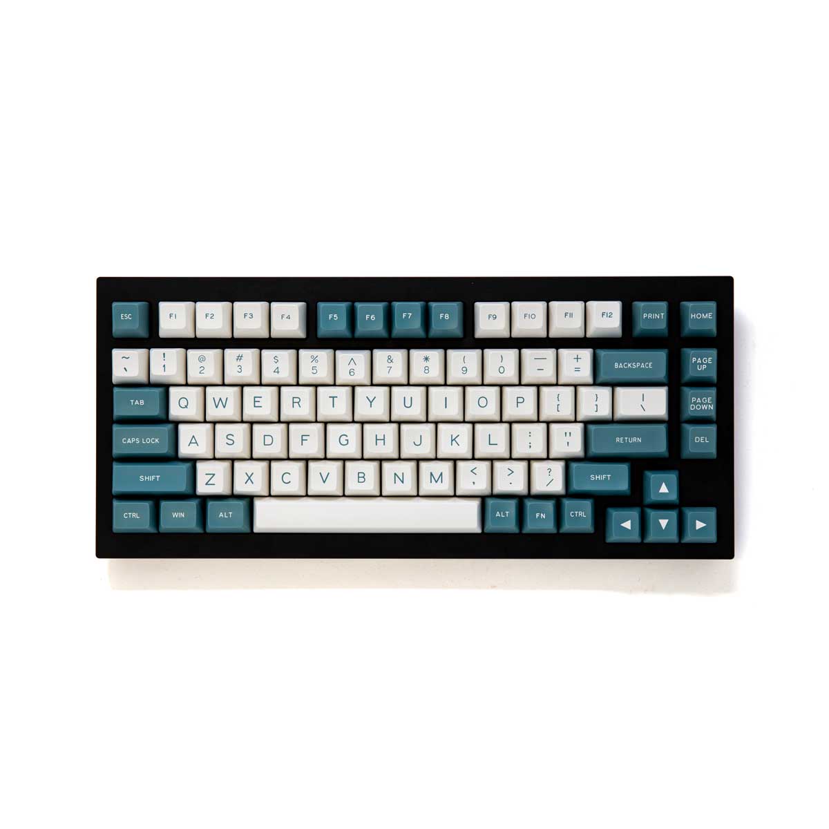 Maxkey SA Green and White Keycap Set Doubleshot ABS - Divinikey