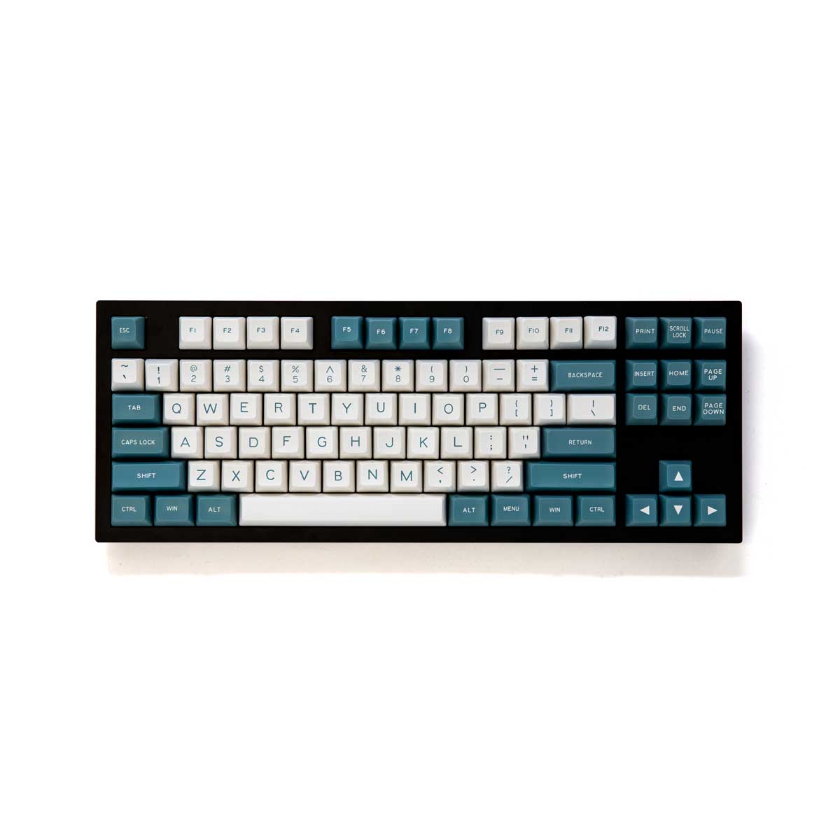 Maxkey SA Green and White Keycap Set Doubleshot ABS - Divinikey