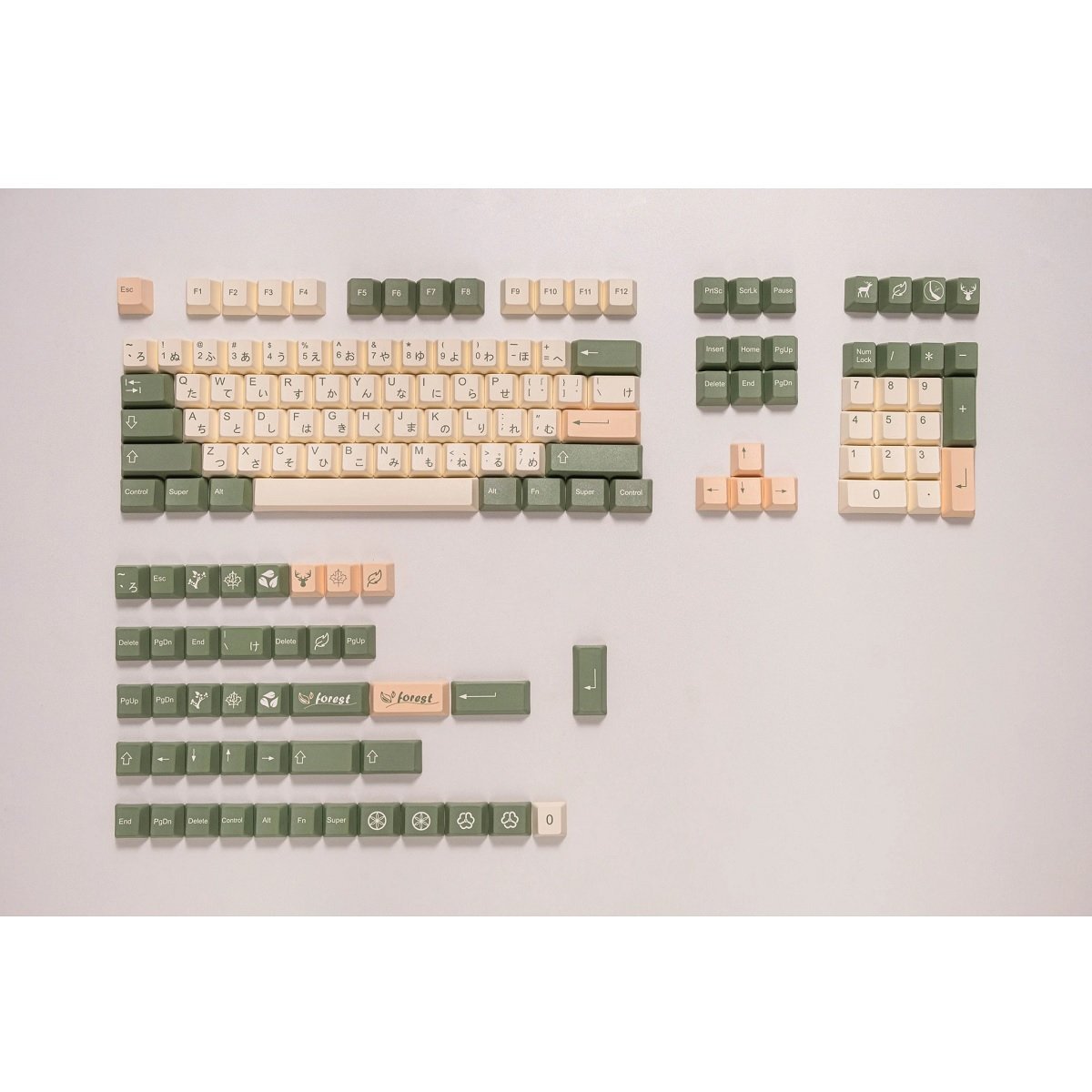 Momoka Forest of the Elves Keycaps Dye-Sub PBT - Divinikey