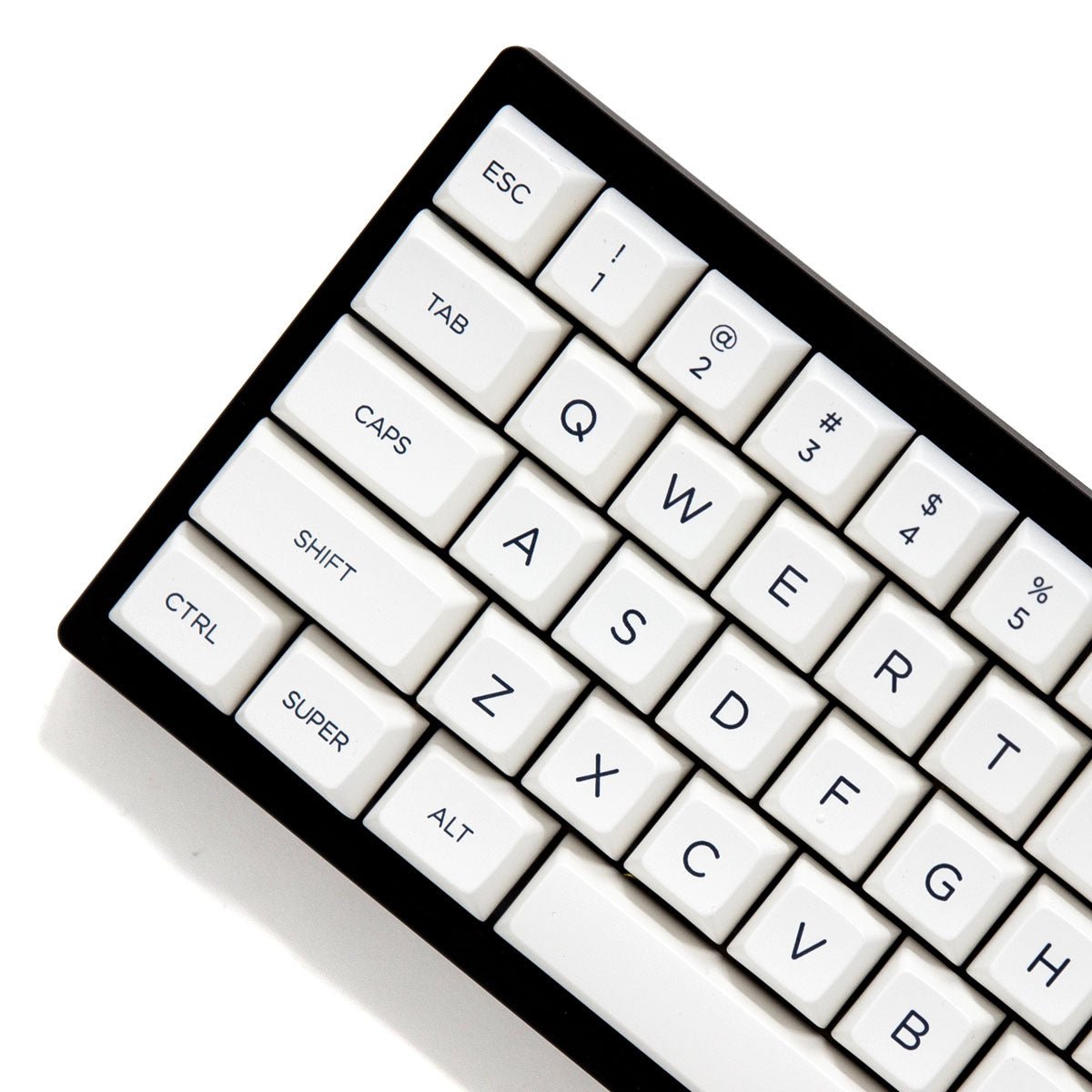 OSA Simple White Keycap Set Dye-Sub PBT - Divinikey