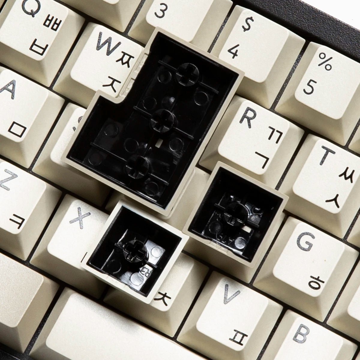PBTfans Classic Hangul Keycap Set Doubleshot ABS - Divinikey