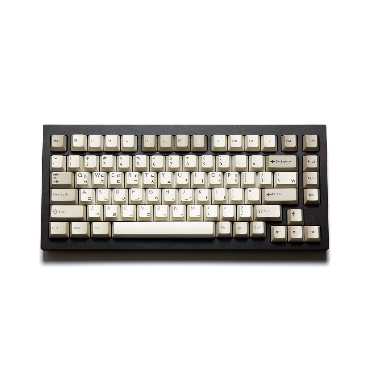 PBTfans Classic Hangul Keycap Set Doubleshot ABS - Divinikey
