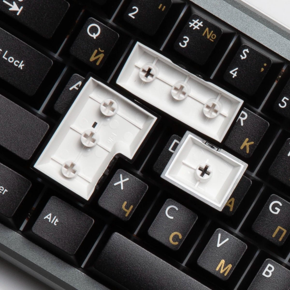 PBTfans Golden Keycap Set Doubleshot ABS - Divinikey