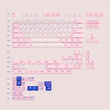 PBTfans Poco Keycap Set Doubleshot ABS - Divinikey