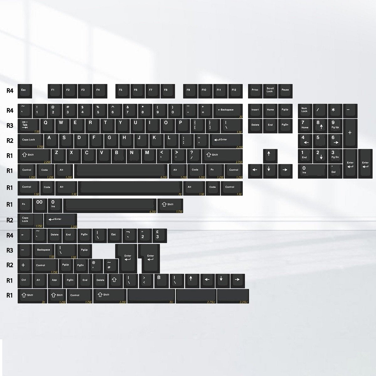 WOB Keycap Set Doubleshot PBT - Divinikey