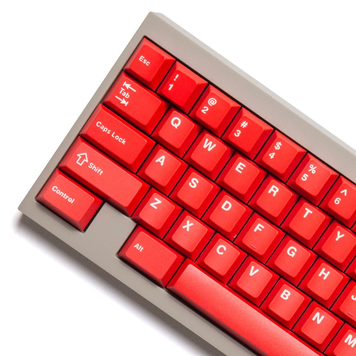 Wuque WS Basic Red Keycap Set Doubleshot PBT - Divinikey