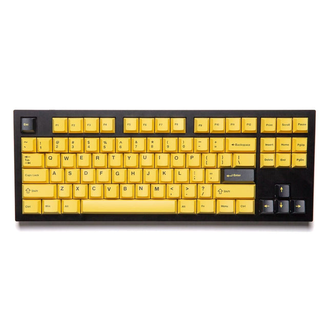 Wuque WS Basic Yellow Keycap Set Doubleshot PBT - Divinikey