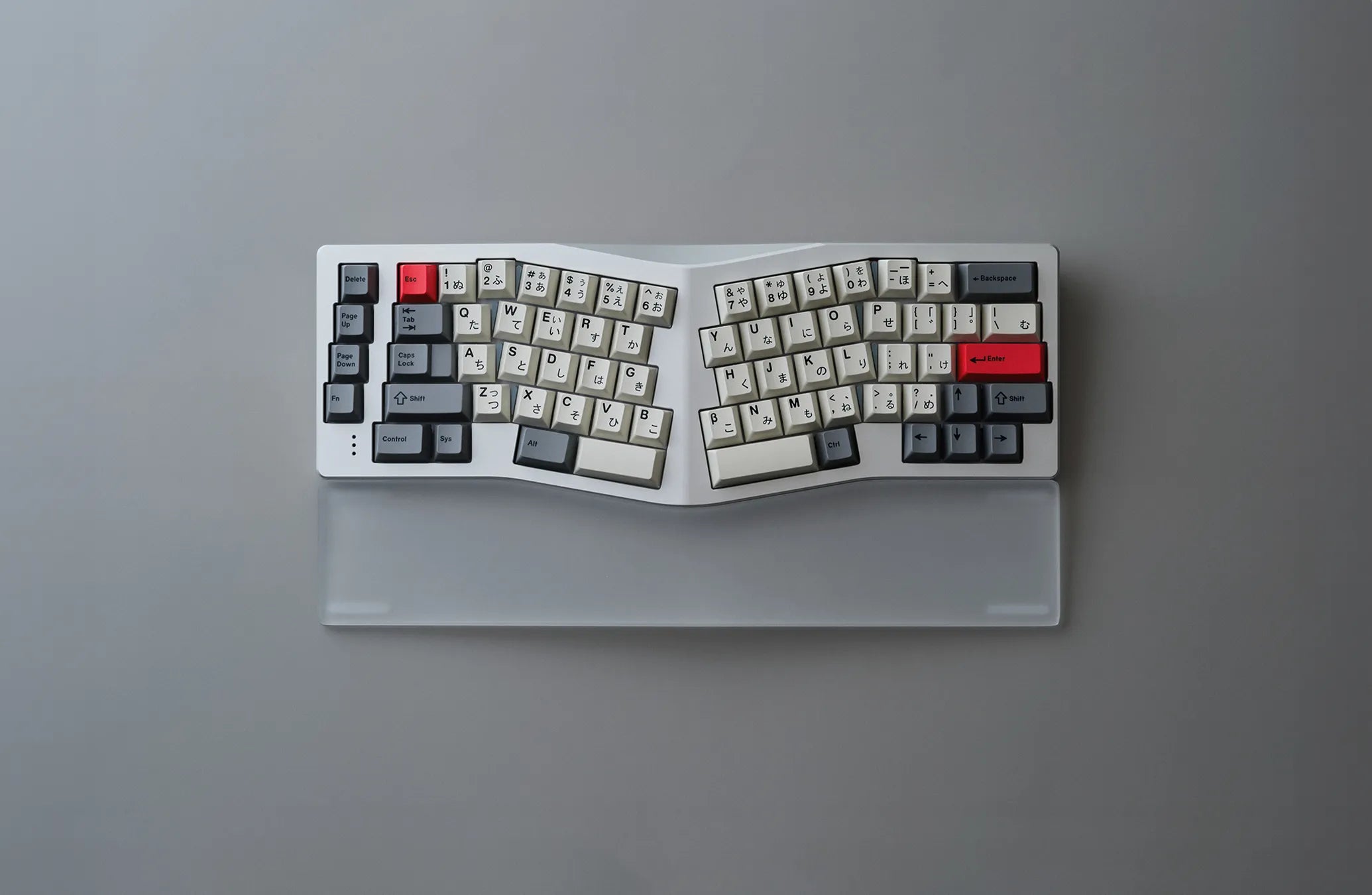 Neo Ergo（白）＋アクリルリストレスト Neo Ergo（白）＋アクリル