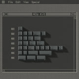 PBTfans 1984 Dark Keycaps