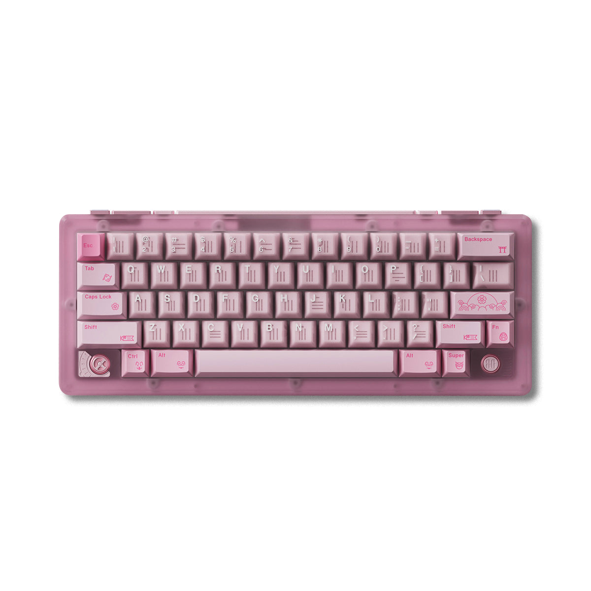80Retros 1990s Blush Keycaps