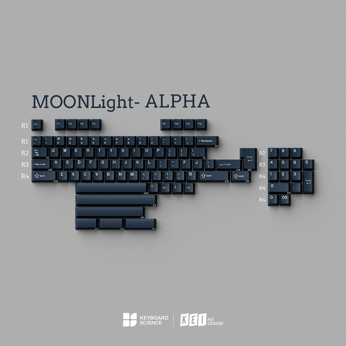 KBS Moonlight Keycaps