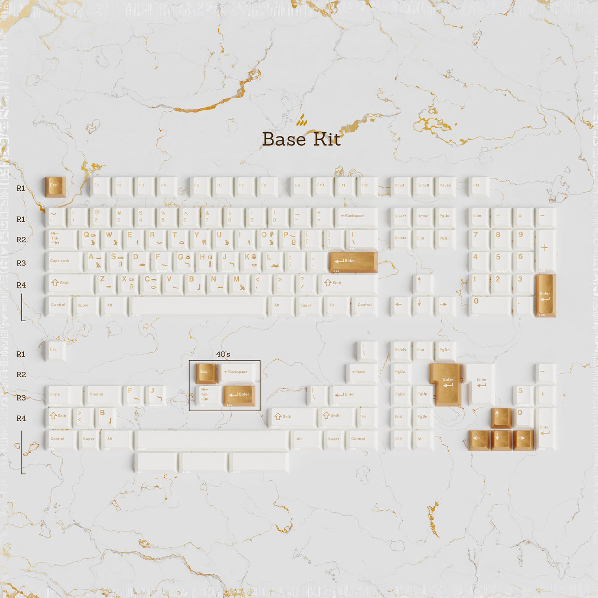 GMK CYL Cleopatra Keycaps