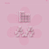 80Retros 1990s Blush Keycaps