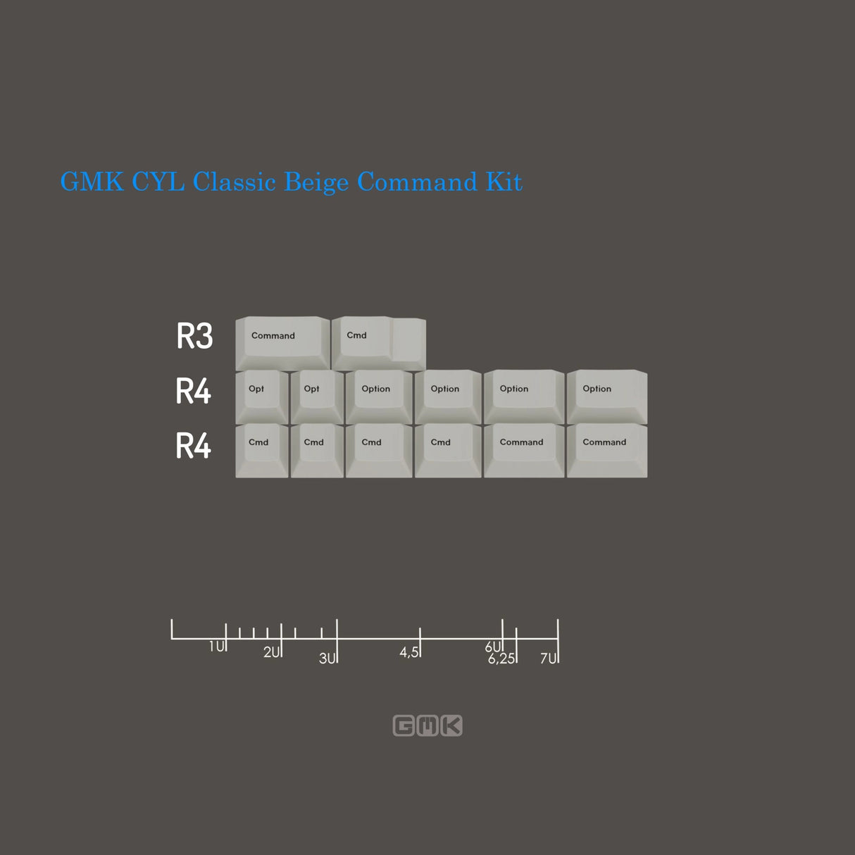 GMK CYL Beige Keycaps