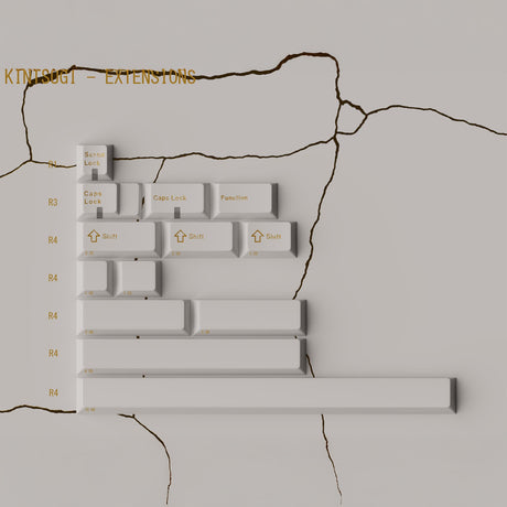 Keykobo Kintsugi Shiro Keycaps