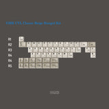 GMK CYL Beige Keycaps