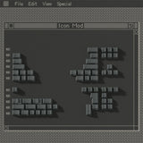 PBTfans 1984 Dark Keycaps