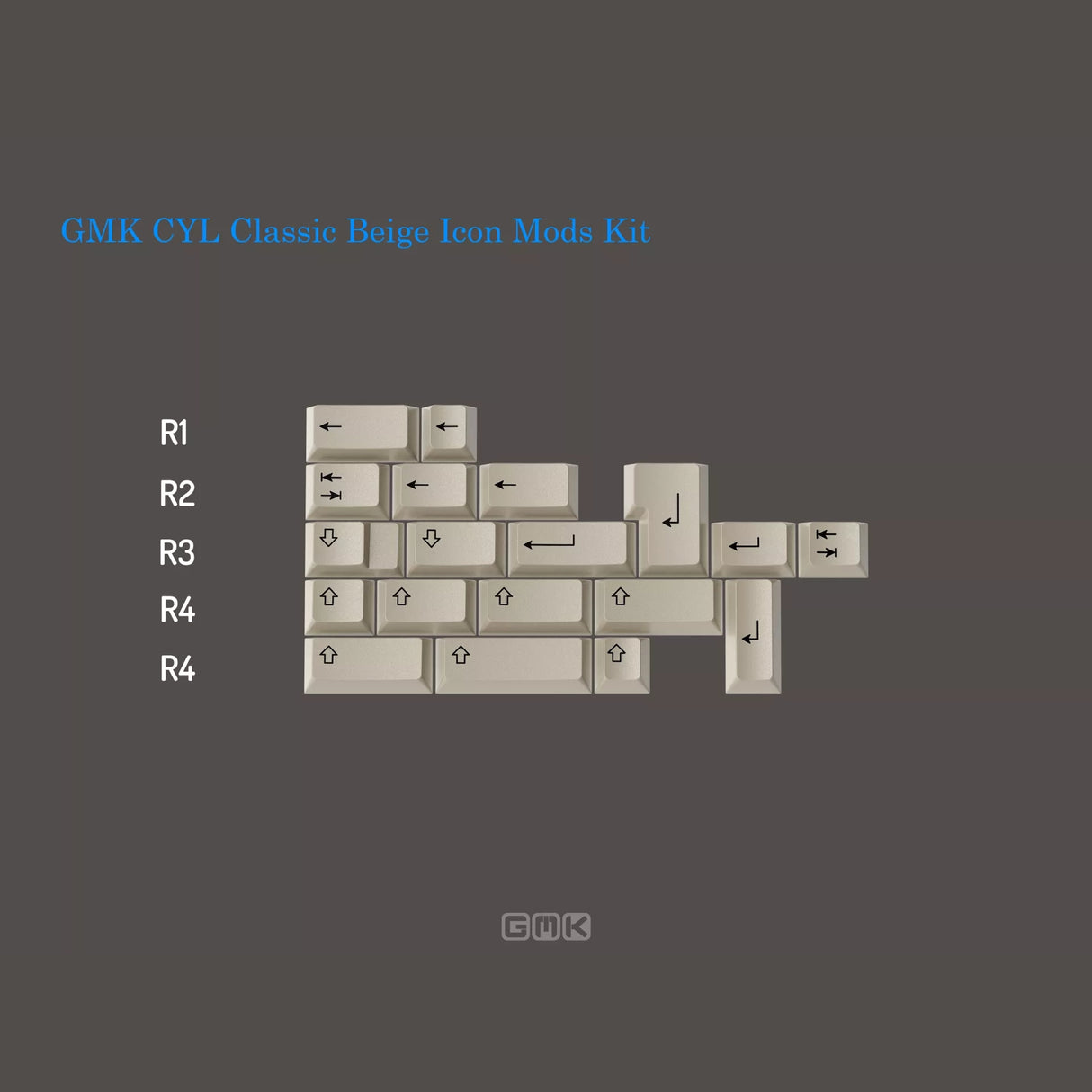 GMK CYL Beige Keycaps
