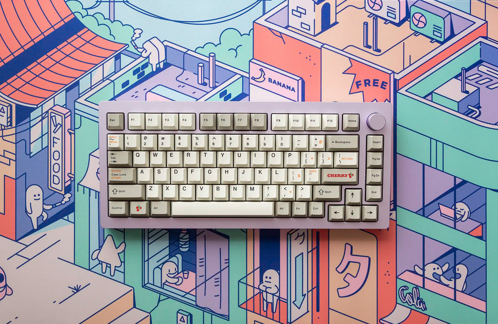 Jc Studio JC Studio Cherry Color Keycap Set Dye-Sub PBT – Divinikey