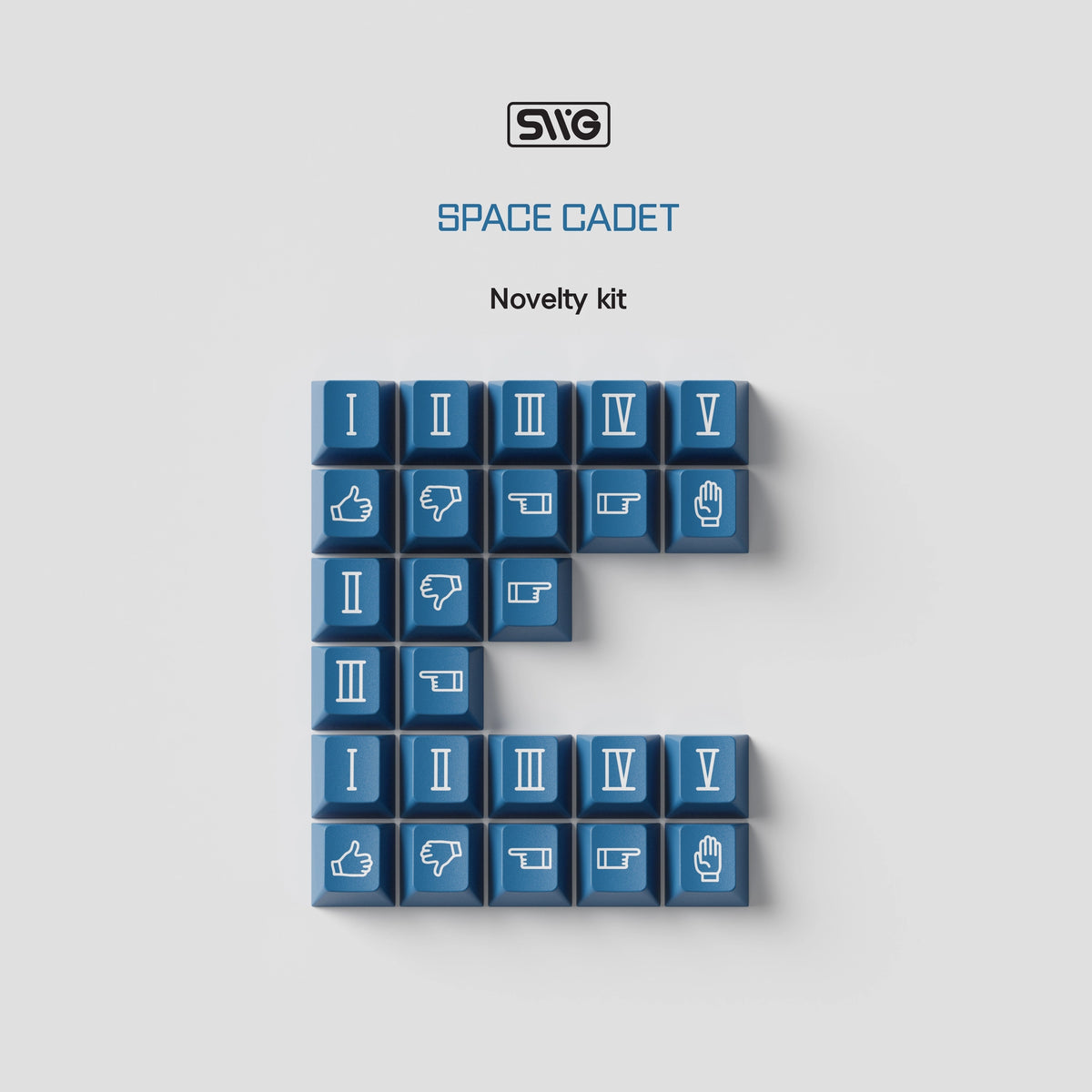 SWG Space Cadet Keycaps
