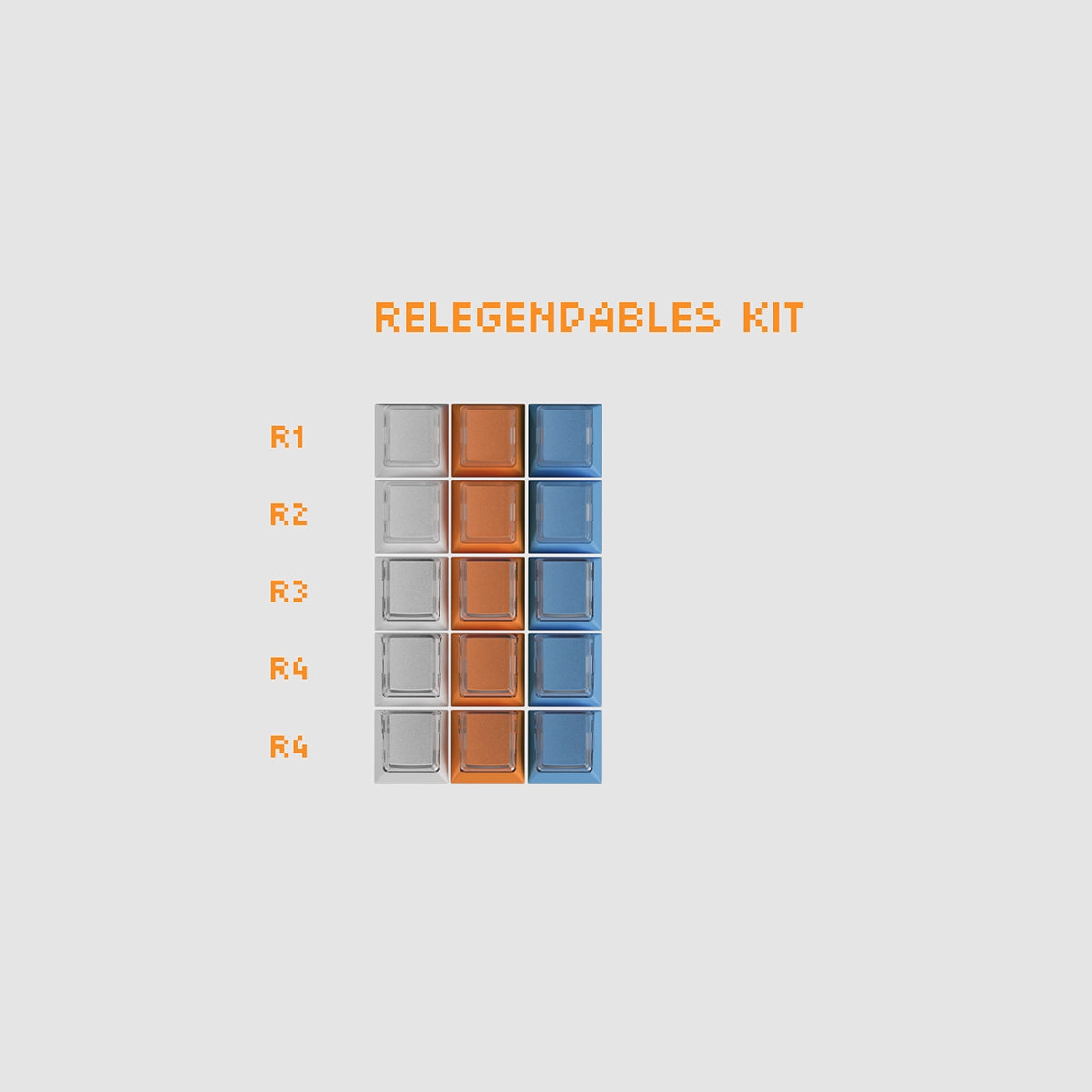 Keykobo Citrus Relativity Keycaps