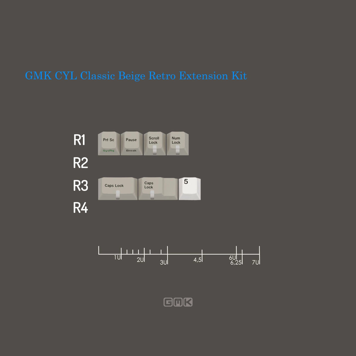 GMK CYL Beige Keycaps