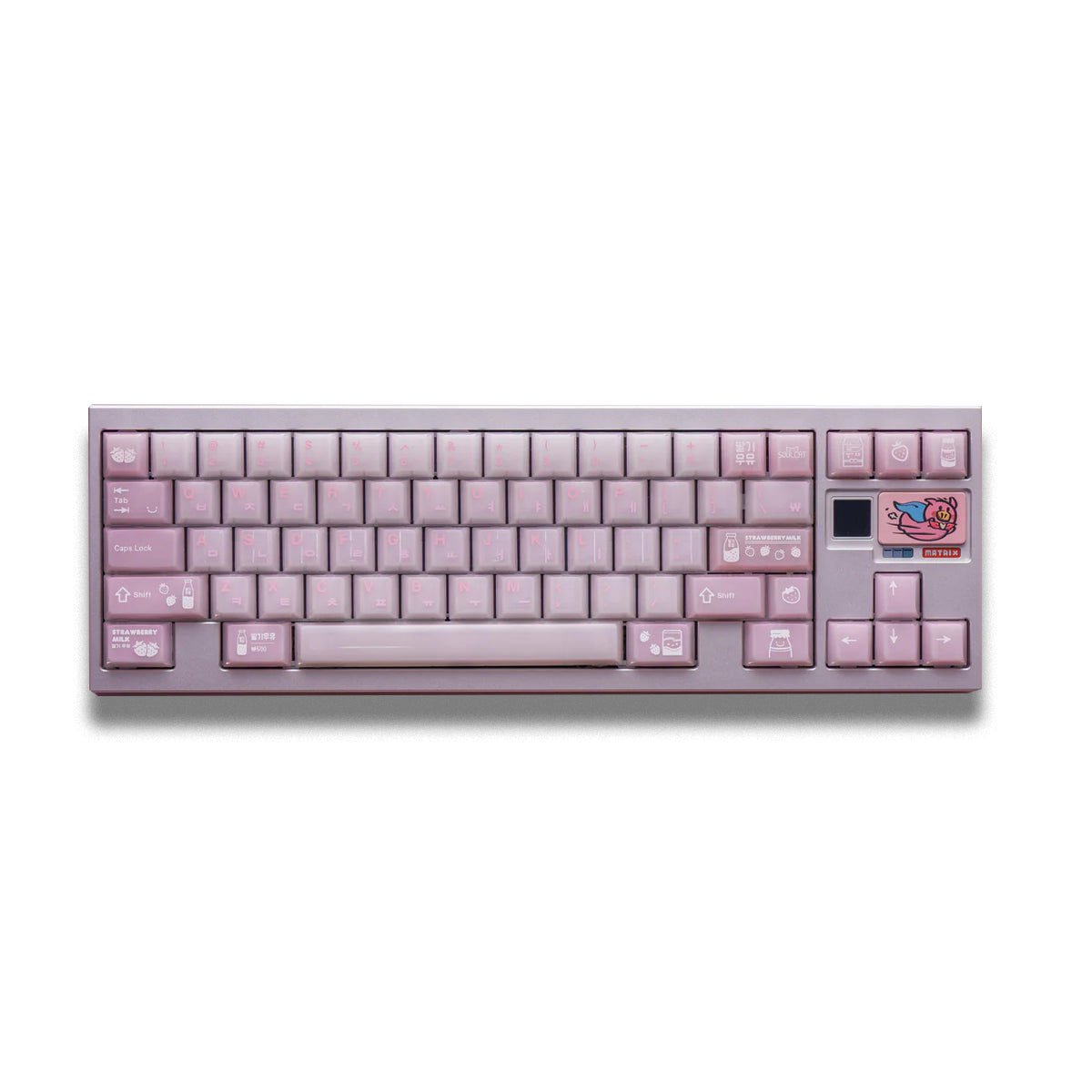 Soulcat Strawberry Milk Keycaps