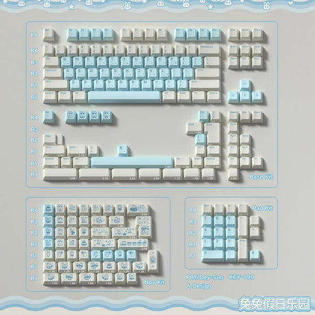 A Design Rabbit Holiday Park Keycaps - Divinikey