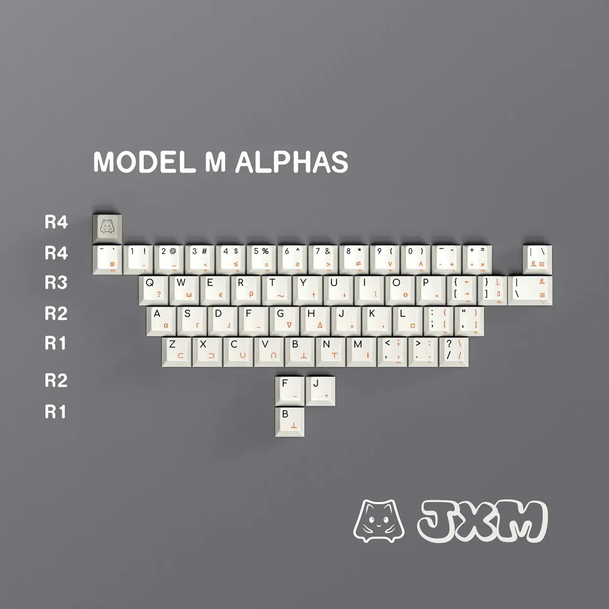 AlohaKB JXM Keycap Set Dye - Sub PBT - Divinikey