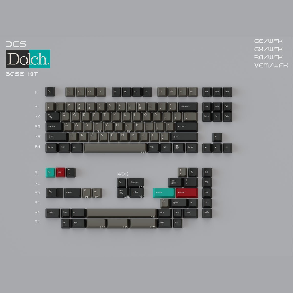 DCS Dolch Keycaps - Divinikey