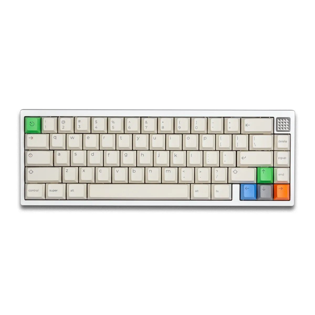 Divinikey x MODO Tess65 Keyboard - Silver - Divinikey