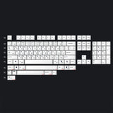 EnjoyPBT Gray Japanese Keycap Set Dye - Sub PBT - Divinikey