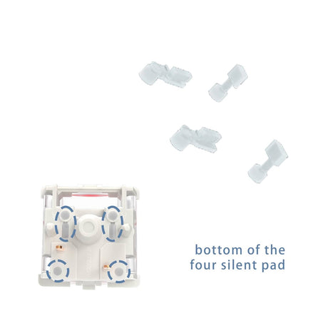 Gateron Zero Degree 0° Silent Linear Switches - Divinikey