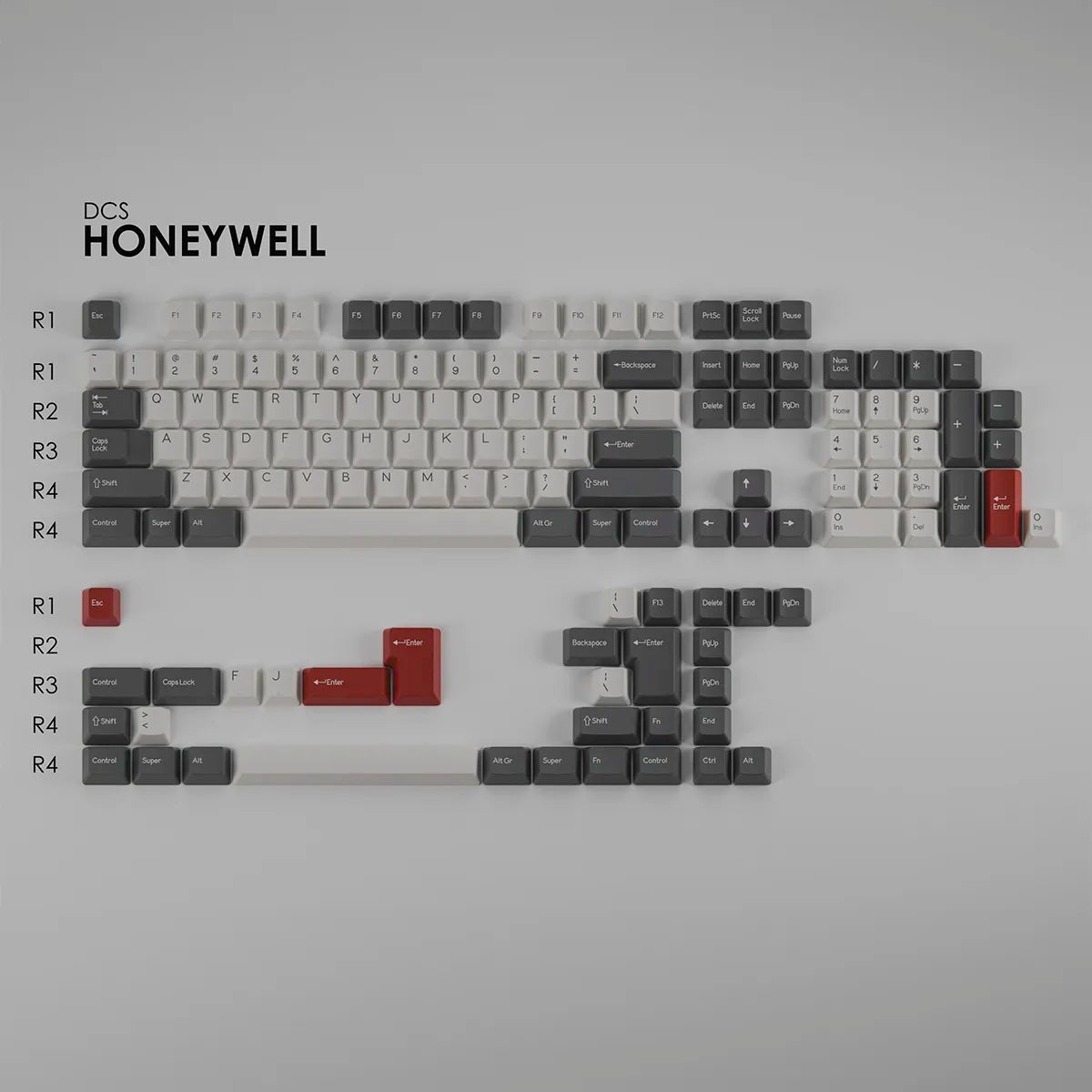 [GB] DCS Honeywell Keycap Set - Divinikey