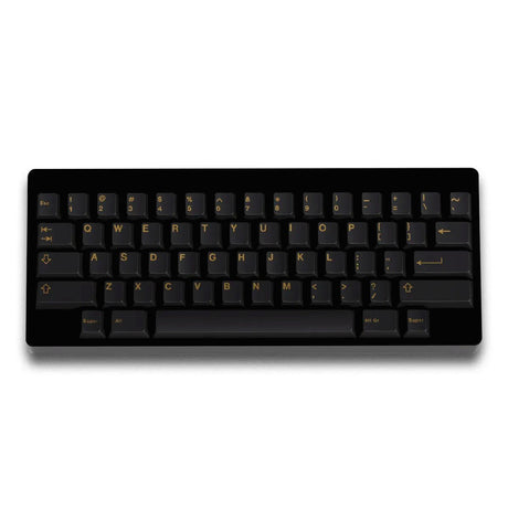 GMK Black and Gold Keycaps - Divinikey