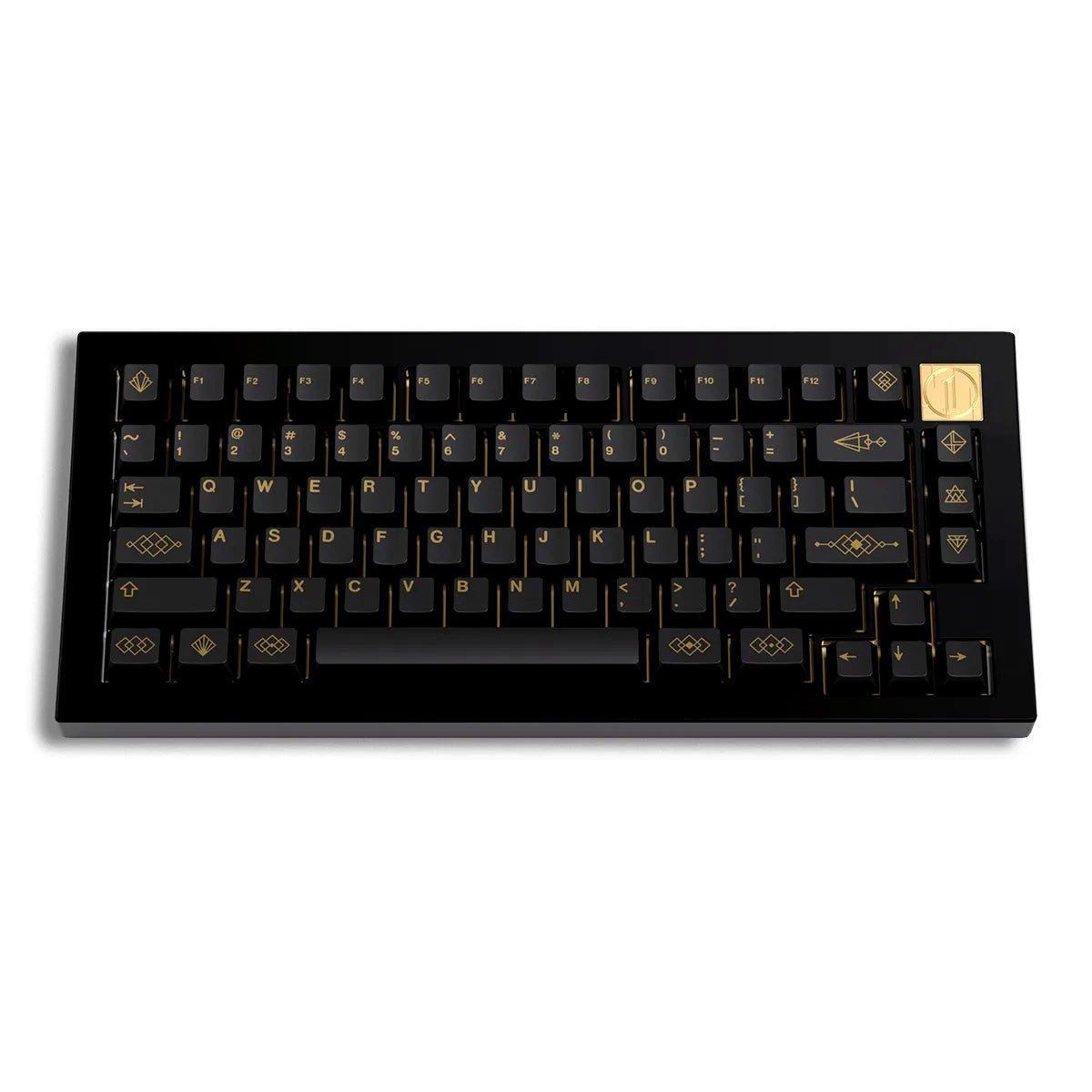 GMK Black & Gold ABS Keycaps – Divinikey